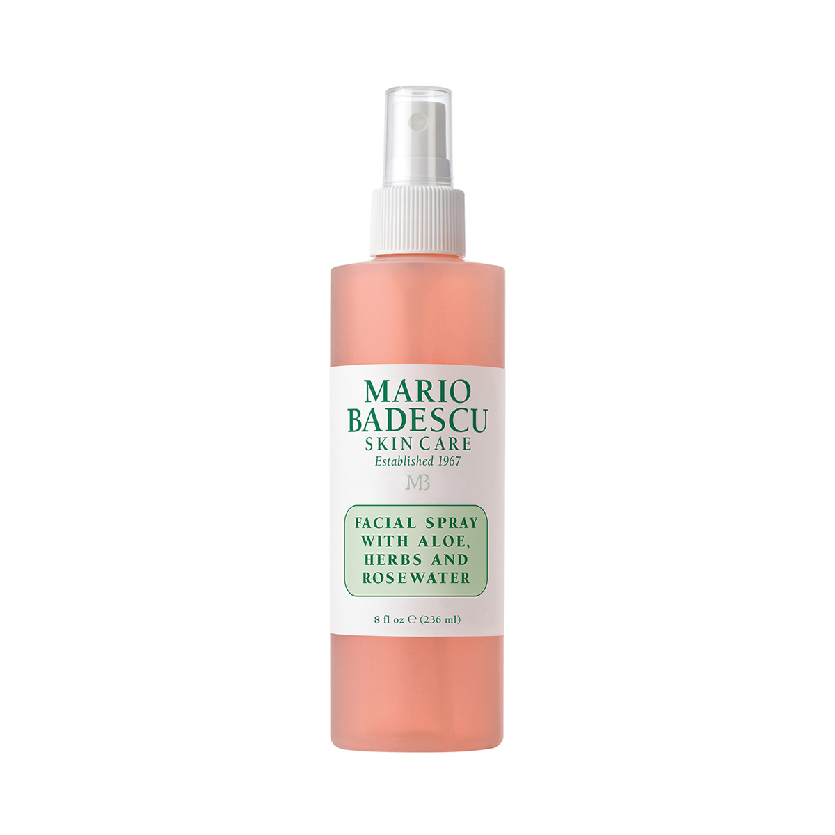 Facial Spray w/ Aloe, Herbs & Rosewater 236 ml