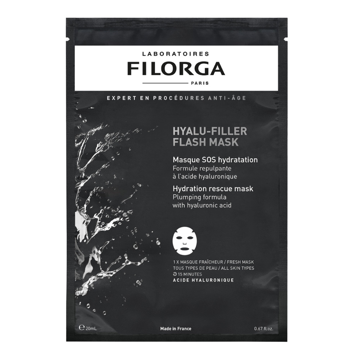 Hyalu-Filler Flash Mask X12 20ML