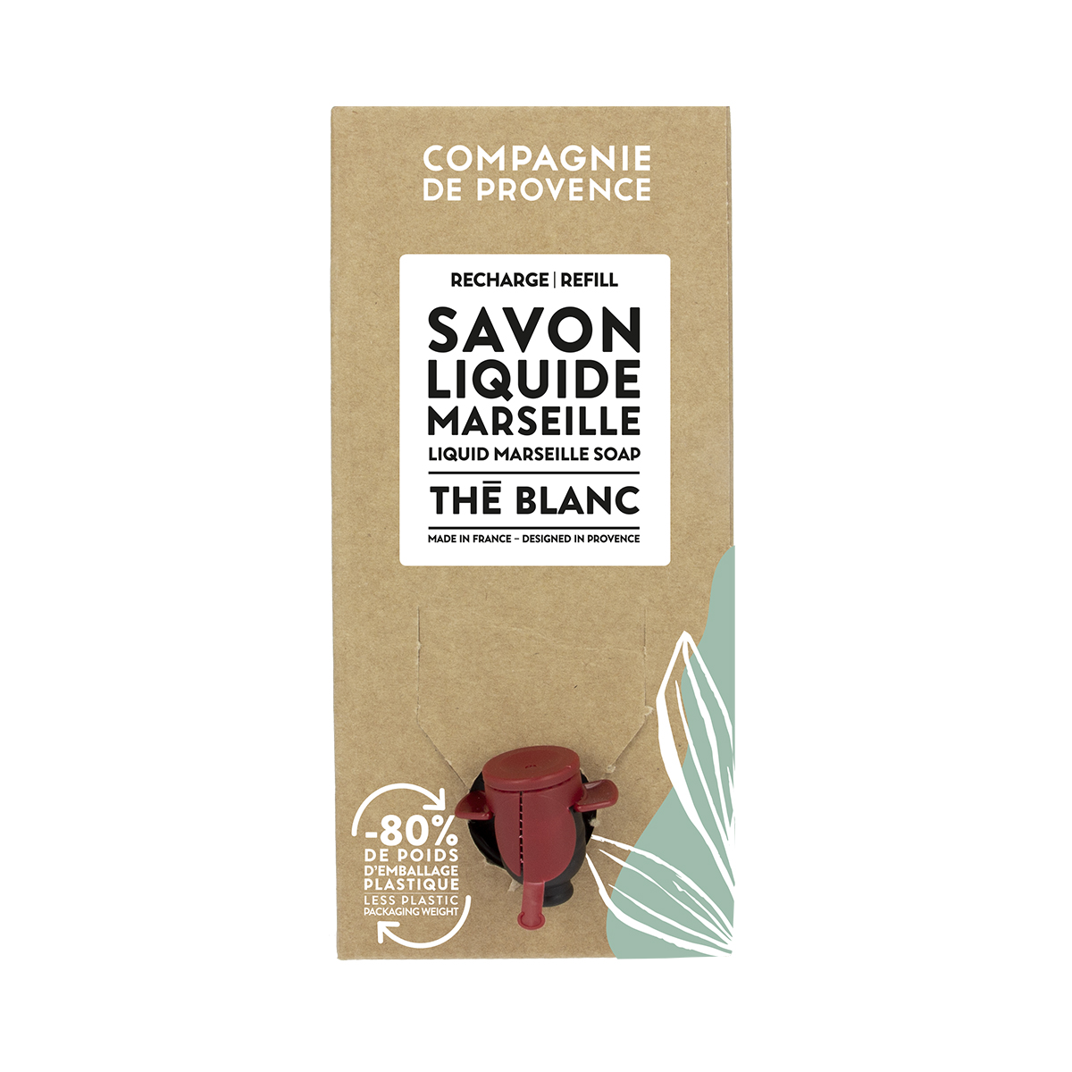 Liquid Soap Marseille Refill - White Tea 3 L